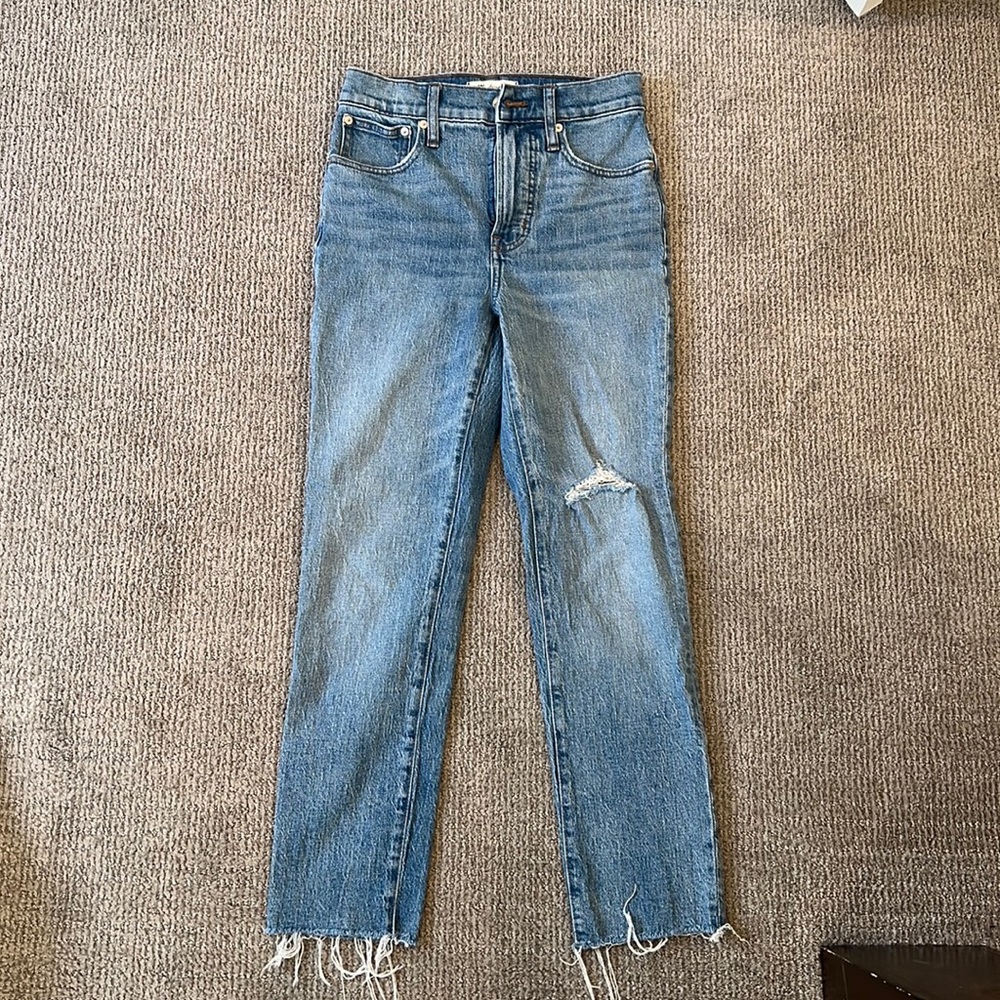 Madewell perfect vintage crop Jean